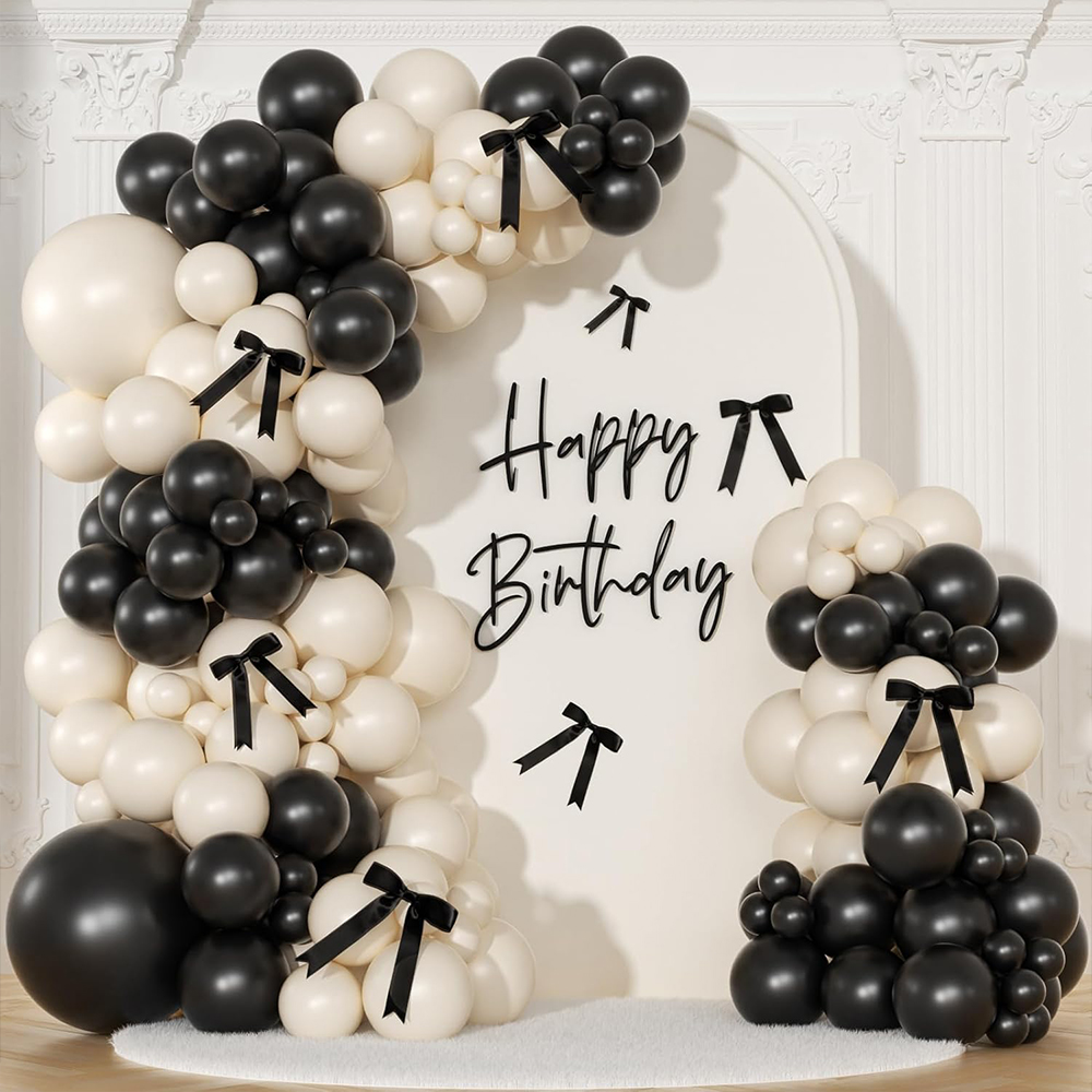 Balloon Arch Kit - Набор из 151 латексных шаров черного