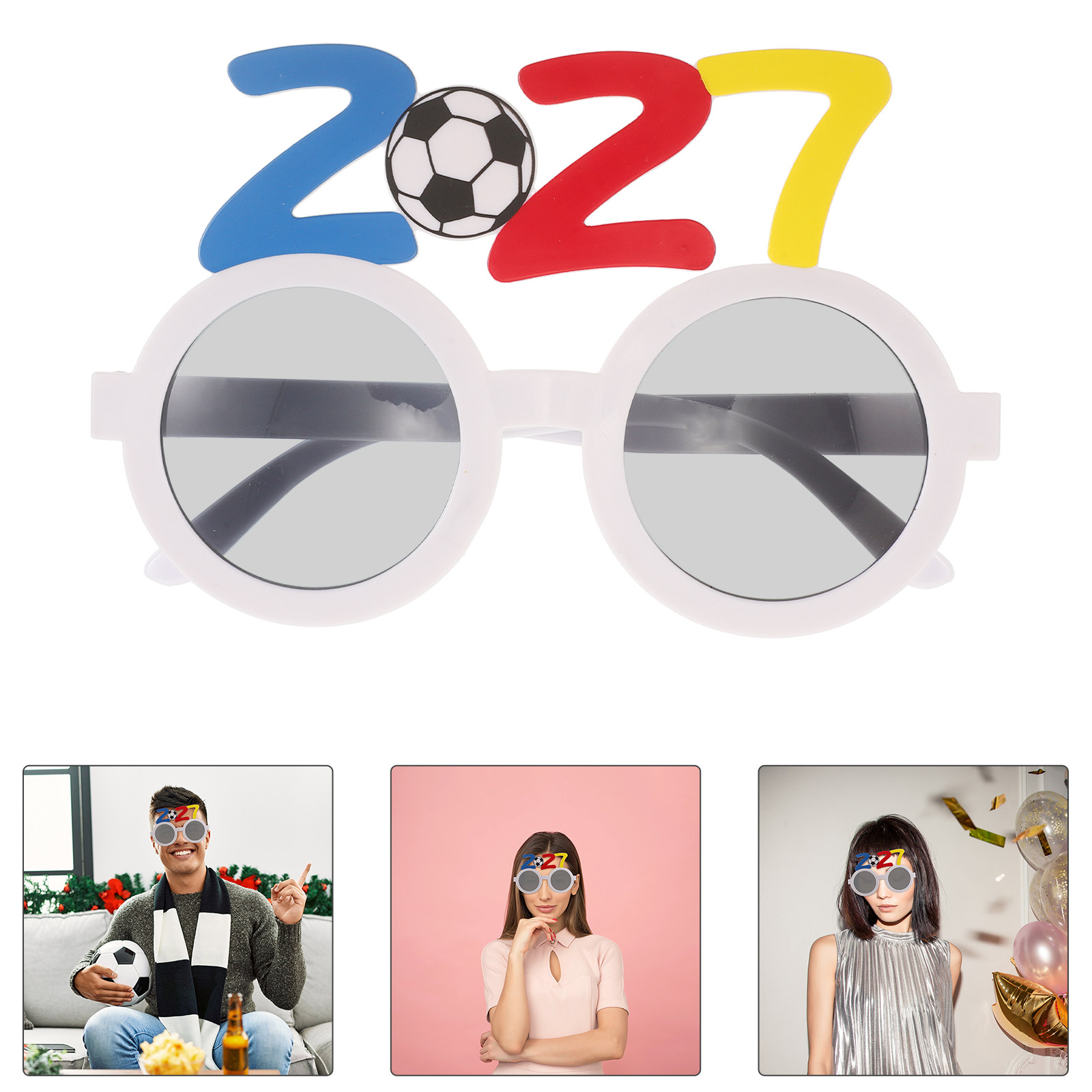 Photo Booth Frame - 2 шт. 2027 Очки для футбольной