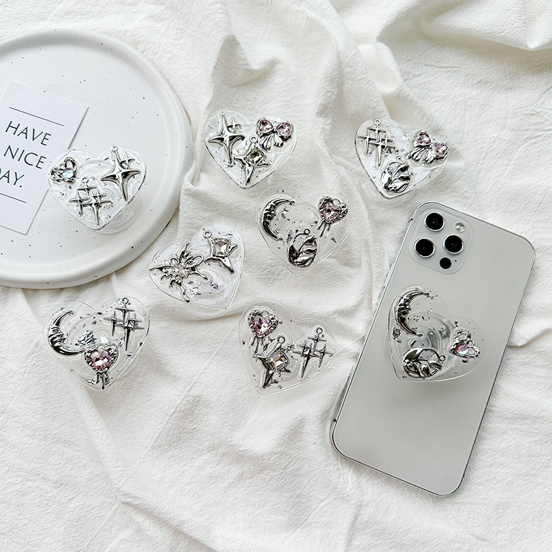 Event Support - Прозрачный держатель-подставка для телефона Clear Heart