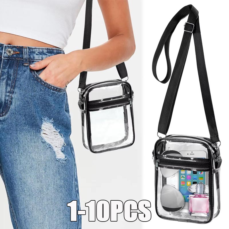 Event & Party Supply Photos - 1-10 шт. Женская прозрачная сумка-кроссбоди с