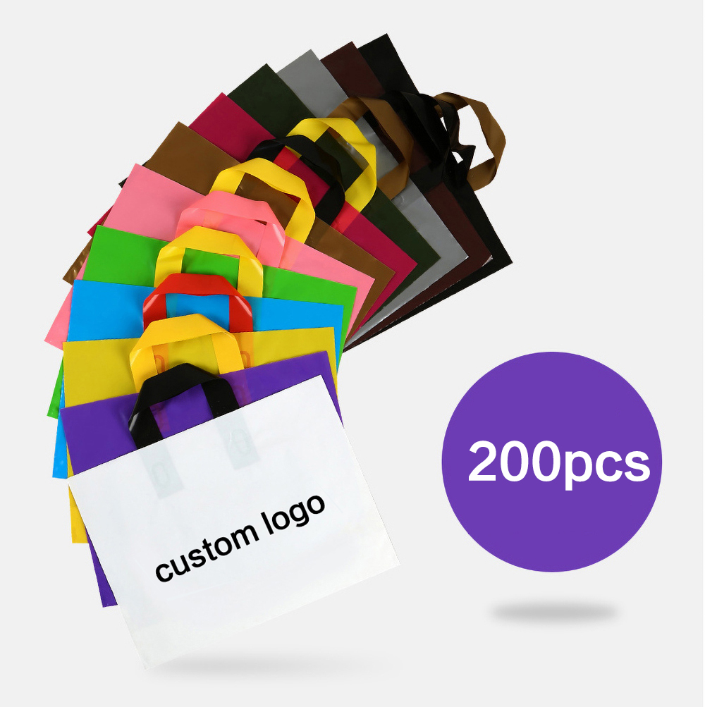Event Party Shop - 200 шт. Пластиковых пакетов с индивидуальным