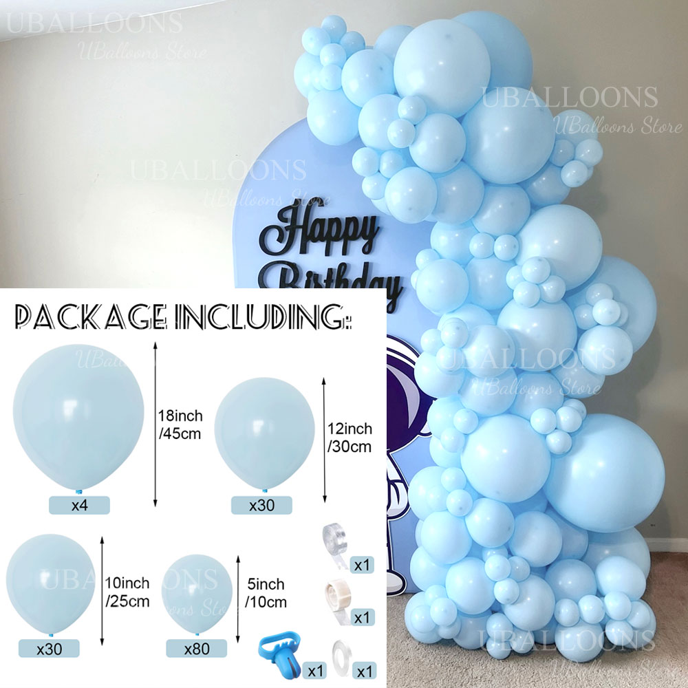 148 шт. светло-голубых воздушн – обзор и цена Balloon Arch Kit