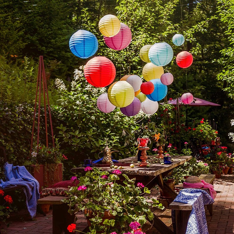 Бумажные фонарики цвета фасоли – обзор и цена Event Party Shop